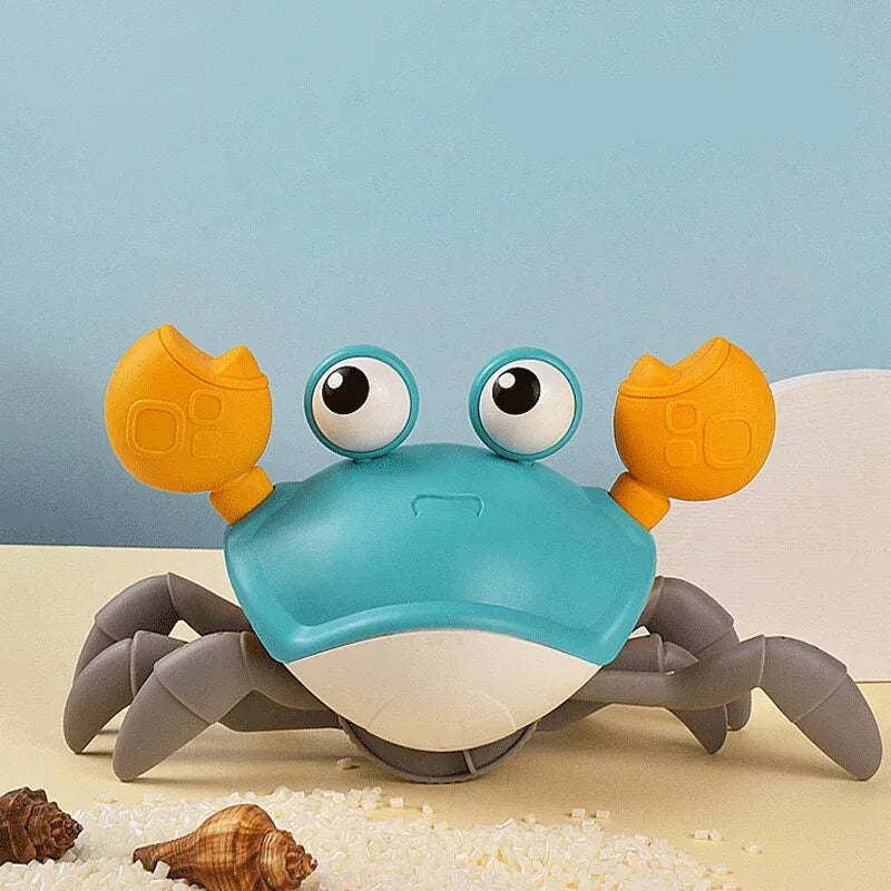 Side-Step Scout™ Wind-Up Crab | 2-in-1 Land & Water Bath Toy - bebeika
