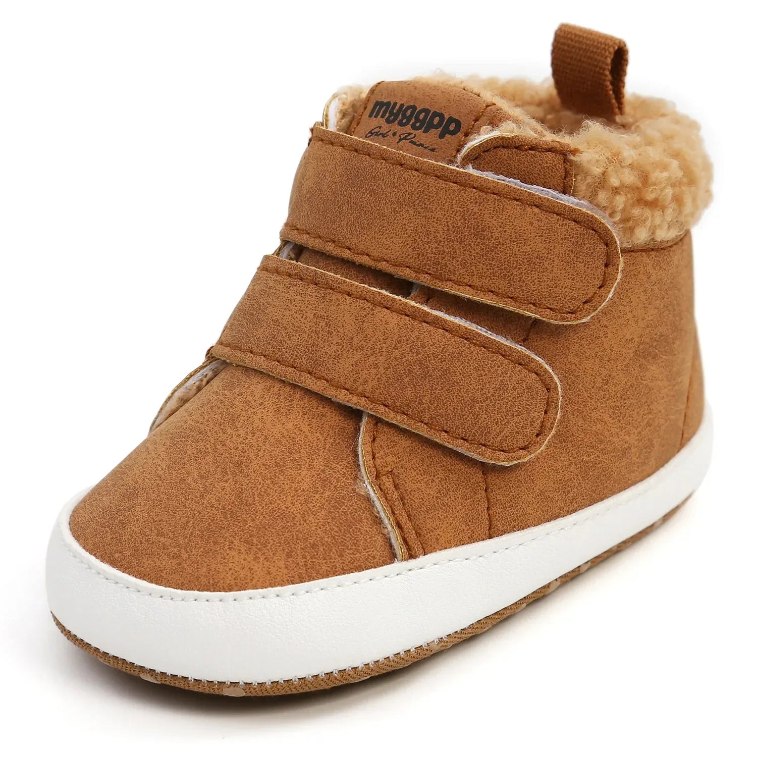 ArcticSteps™ High-Top Winter Sneaker | Warm Fleece First Walkers - bebeika