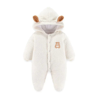 VelvetVault™ Baby Winter Coverall | Thickened Thermal "Holding" Suit - bebeika