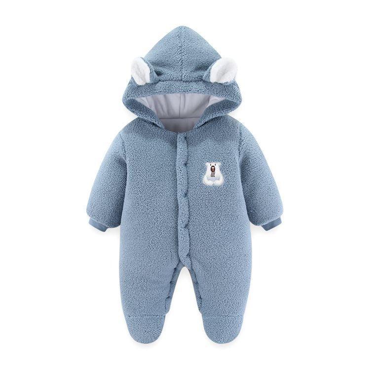 VelvetVault™ Baby Winter Coverall | Thickened Thermal "Holding" Suit - bebeika