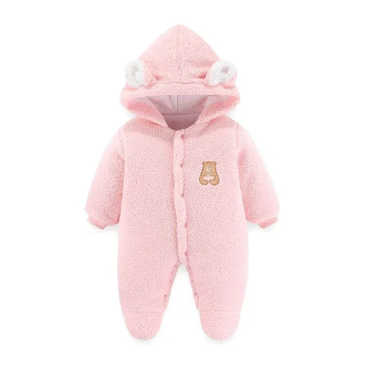 VelvetVault™ Baby Winter Coverall | Thickened Thermal "Holding" Suit - bebeika