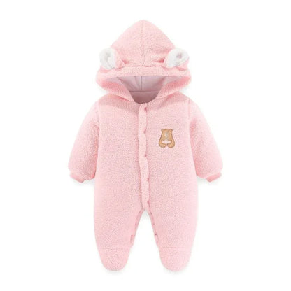 VelvetVault™ Baby Winter Coverall | Thickened Thermal "Holding" Suit - bebeika