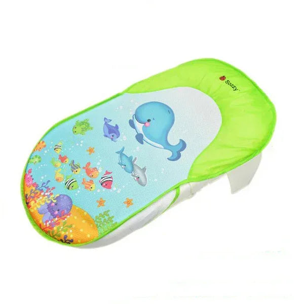 Sozzy™ Collapsible Baby Bath Bed | Foldable Mesh Support Chair for Newborns - bebeika