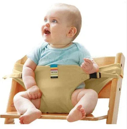 AnywhereSeat™ Portable Baby High Chair Harness | Travel Feeding Seat & Safety Belt - bebeika