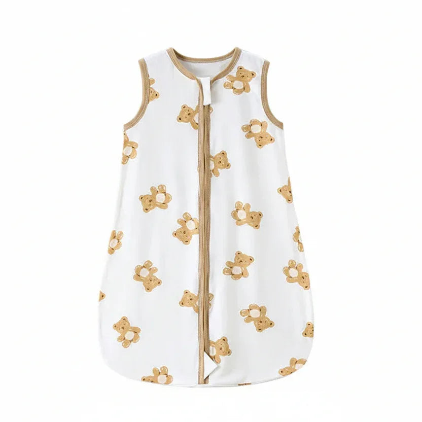 DreamCloud™ Pure Cotton Baby Sleep Sack | Integrated Anti-Kick Vest - bebeika