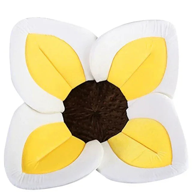 BloomingBath™ Sunflower Sink Inserter | Soft Newborn Bath Cushion for Sinks - bebeika