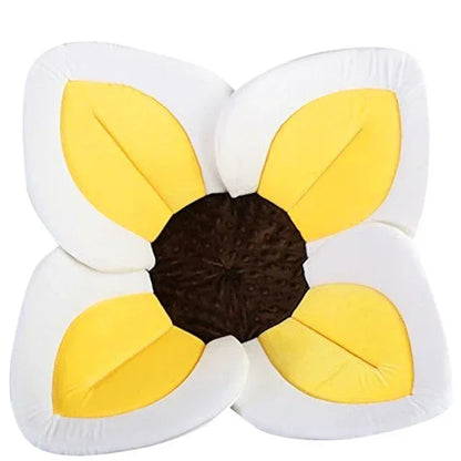 BloomingBath™ Sunflower Sink Inserter | Soft Newborn Bath Cushion for Sinks - bebeika
