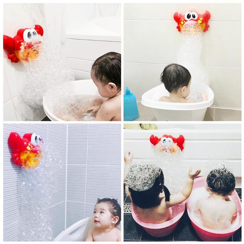 Bubbling Crab™ Musical Bath Toy | Automatic Bubble Maker & 12 Nursery Rhymes - bebeika