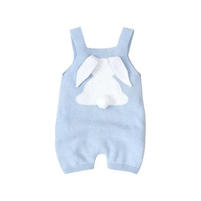 Baby Rompers Clothes Bunny Rabbit Knitted New Born Boys Girls Jumpsuits One Piece Infant Bebes Kids Easter Outfit Cartoon Costum - bebeika