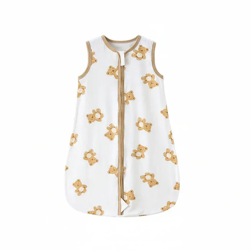DreamCloud™ Pure Cotton Baby Sleep Sack | Integrated Anti-Kick Vest - bebeika