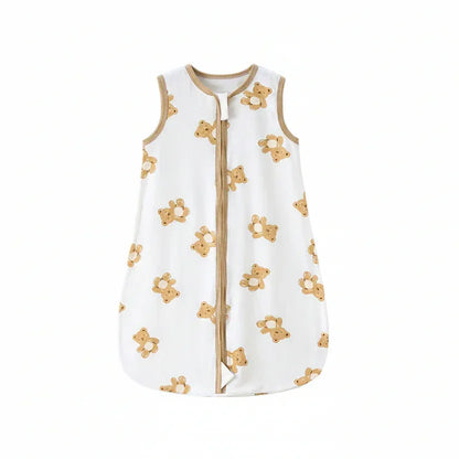 DreamCloud™ Pure Cotton Baby Sleep Sack | Integrated Anti-Kick Vest - bebeika