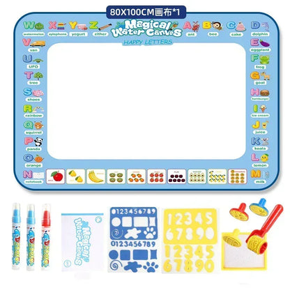 AquaDoodle™ XL Water Drawing Mat | Reusable Magic Painting Board - bebeika