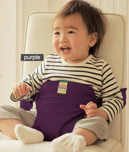 AnywhereSeat™ Portable Baby High Chair Harness | Travel Feeding Seat & Safety Belt - bebeika