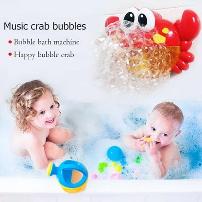 Bubbling Crab™ Musical Bath Toy | Automatic Bubble Maker & 12 Nursery Rhymes - bebeika