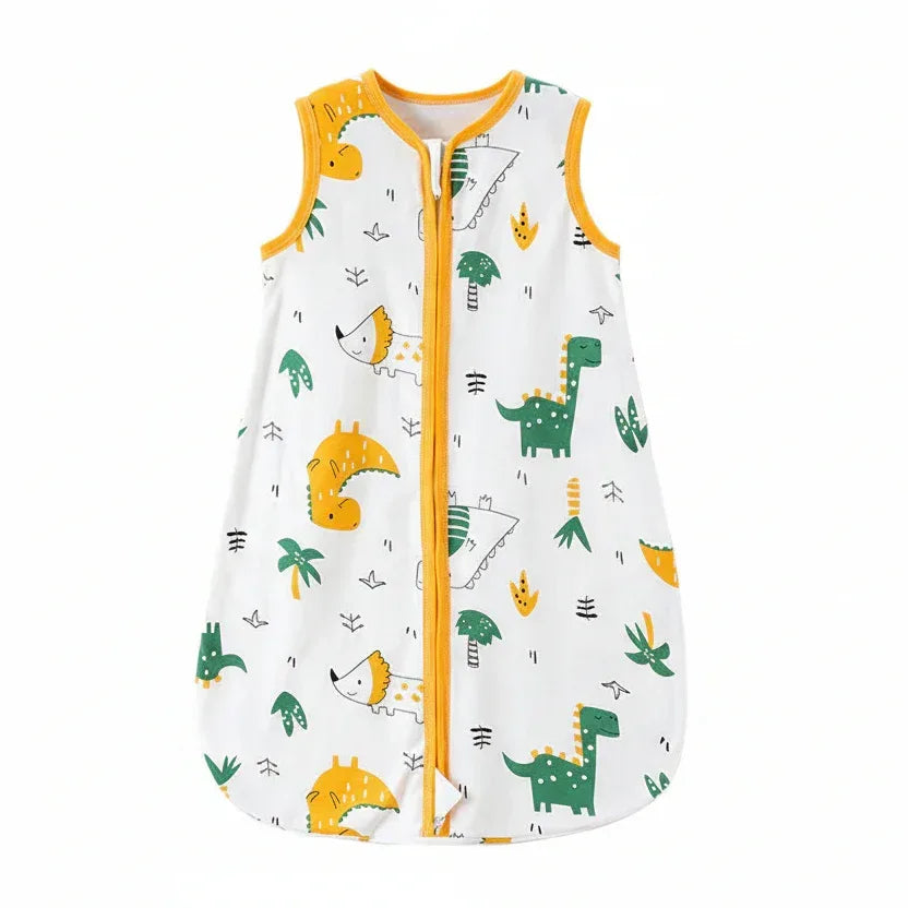 DreamCloud™ Pure Cotton Baby Sleep Sack | Integrated Anti-Kick Vest - bebeika