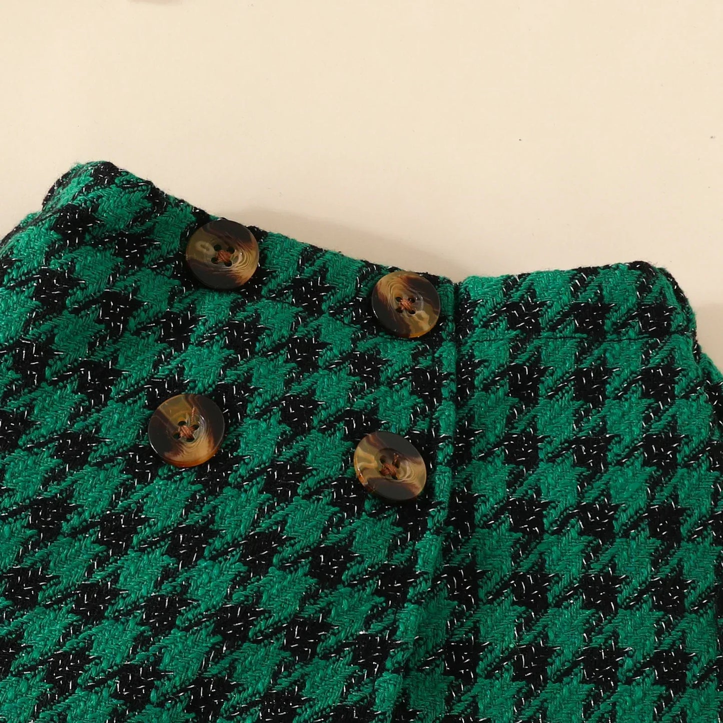 UrbanHeritage™ 3-Piece Toddler Set | Knit Sweater & Plaid Skirt - bebeika