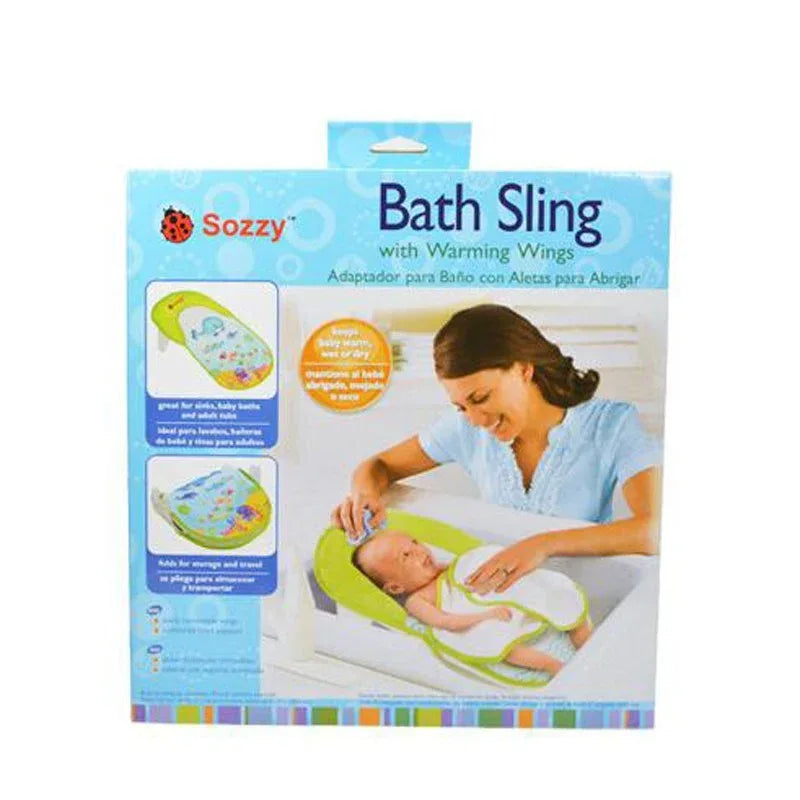 Sozzy™ Collapsible Baby Bath Bed | Foldable Mesh Support Chair for Newborns - bebeika