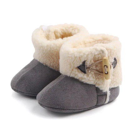UrbanFrost™ Baby Snow Boots | Plush-Lined Winter Buckle Boots - bebeika