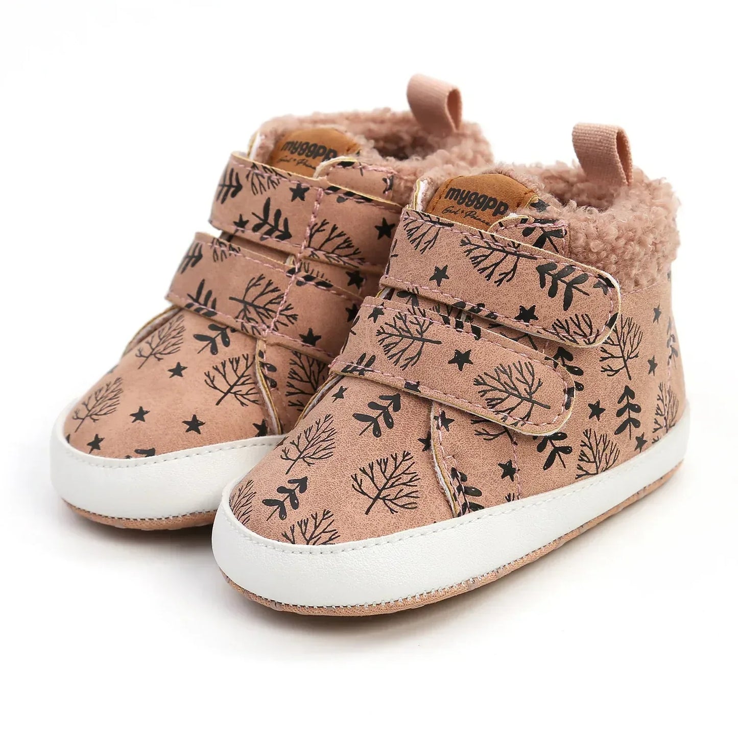 ArcticSteps™ High-Top Winter Sneaker | Warm Fleece First Walkers - bebeika