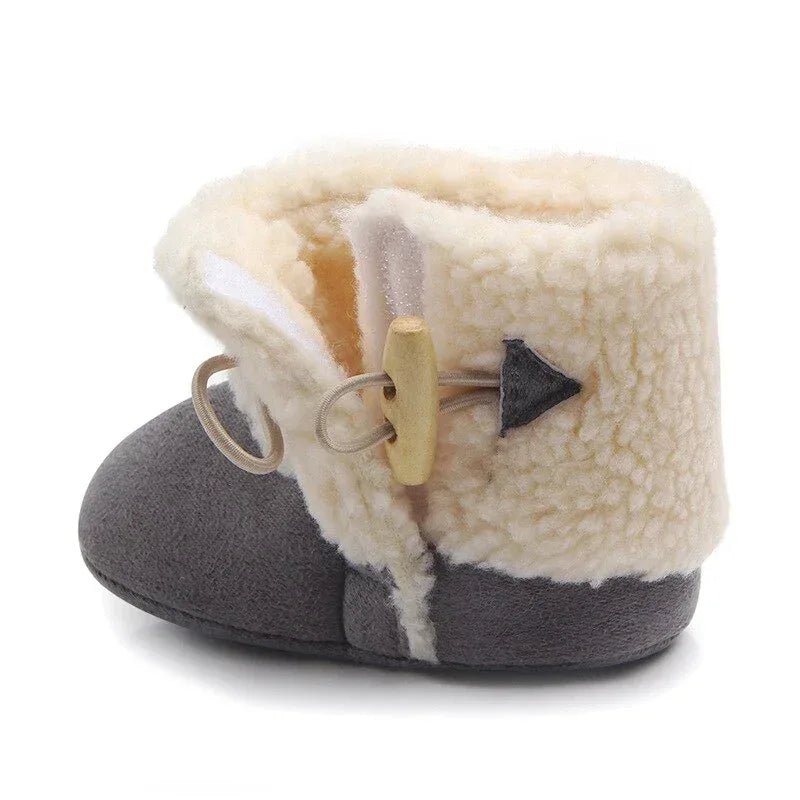 UrbanFrost™ Baby Snow Boots | Plush-Lined Winter Buckle Boots - bebeika