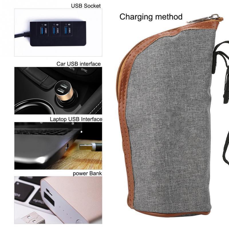 Ready-Warm™ Portable Bottle Heater | USB Powered Travel Milk Warmer - bebeika