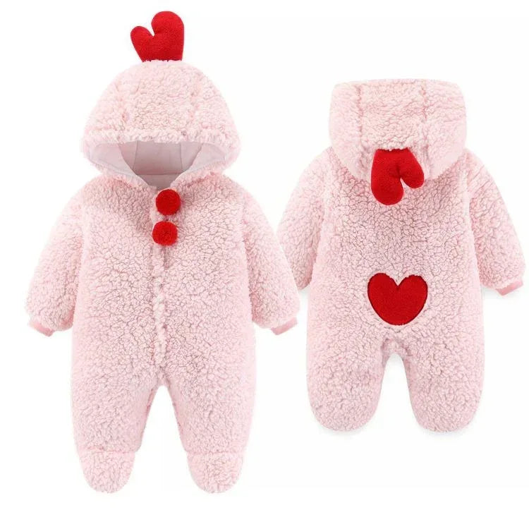 VelvetVault™ Baby Winter Coverall | Thickened Thermal "Holding" Suit - bebeika