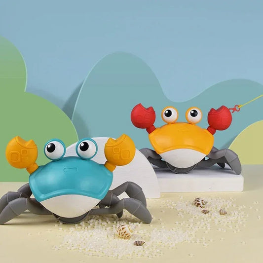Side-Step Scout™ Wind-Up Crab | 2-in-1 Land & Water Bath Toy - bebeika