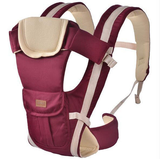 BethBear™ 4-in-1 Baby Carrier | Breathable Air-Flow Mesh Sling & Backpack - bebeika