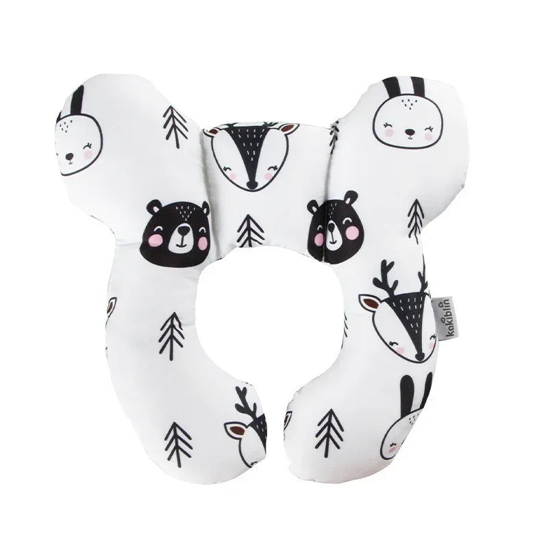 SafeSlumber™ Infant Travel Pillow | Stroller & Car Seat Head Support - bebeika