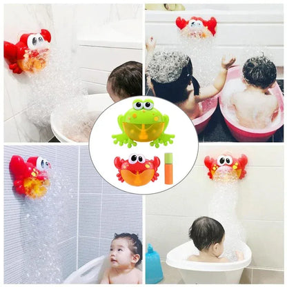 Bubbling Crab™ Musical Bath Toy | Automatic Bubble Maker & 12 Nursery Rhymes - bebeika