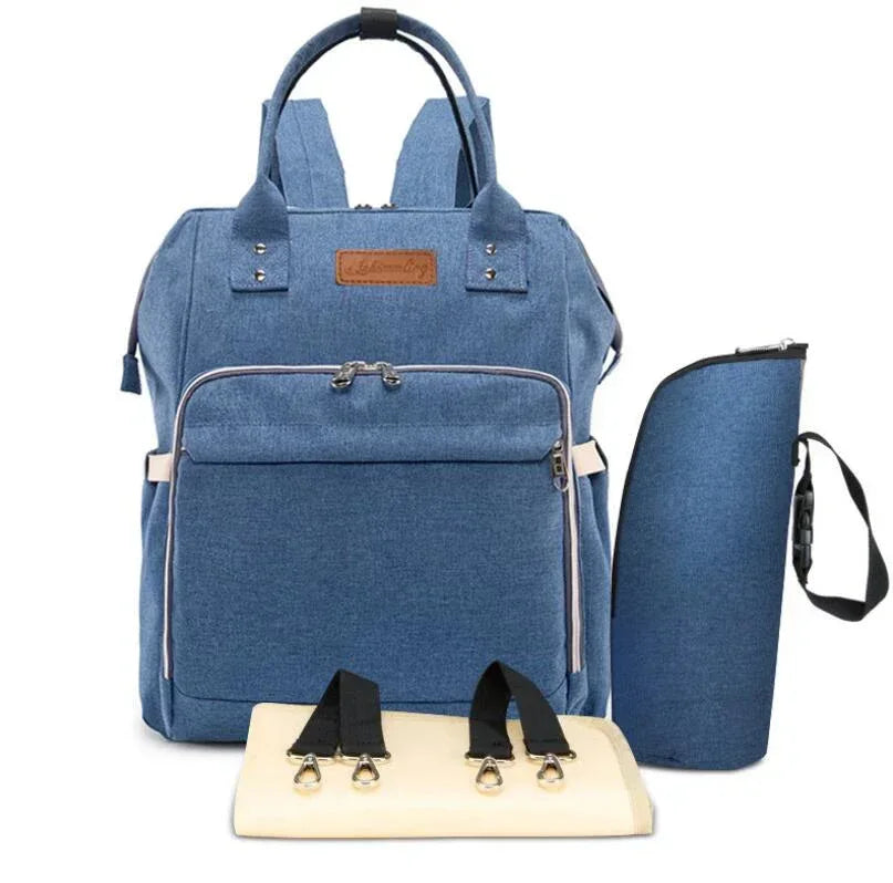 UrbanVoyage™ Diaper Backpack | Waterproof Oxford Travel Bag & Stroller Organizer - bebeika