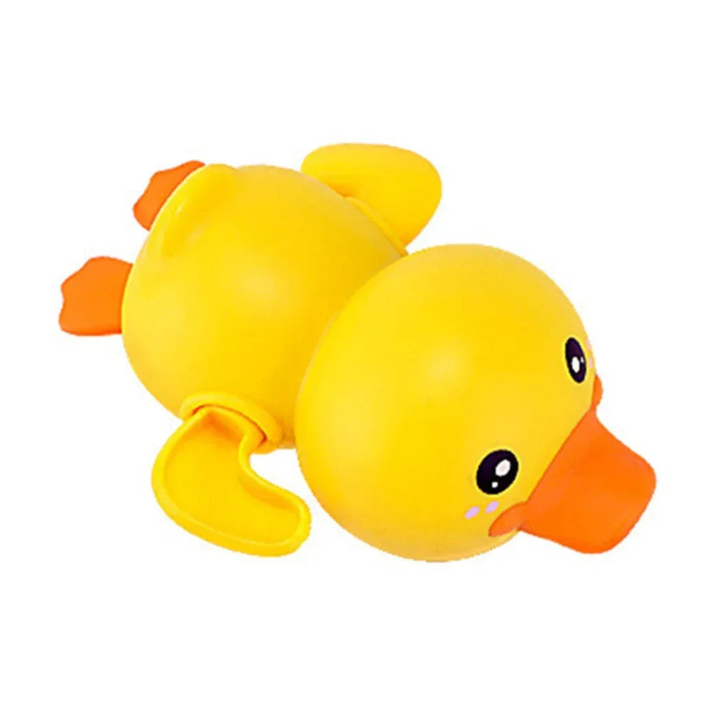 Quack-and-Glide™ Swimming Duck | Clockwork Wind-Up Bath Toy for Infants - bebeika