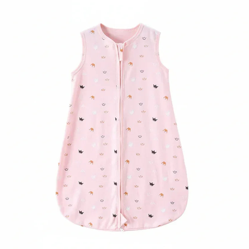 DreamCloud™ Pure Cotton Baby Sleep Sack | Integrated Anti-Kick Vest - bebeika
