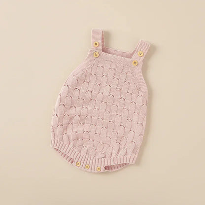LunaKnit™ Baby Bodysuit | Premium Ribbed Knit Solid One-Piece - bebeika