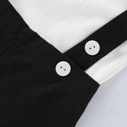 Boutique Beau™ Boys' 2-Piece Set | Formal Short-Sleeve Shirt & Shorts Outfit - bebeika