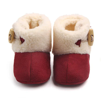 UrbanFrost™ Baby Snow Boots | Plush-Lined Winter Buckle Boots - bebeika