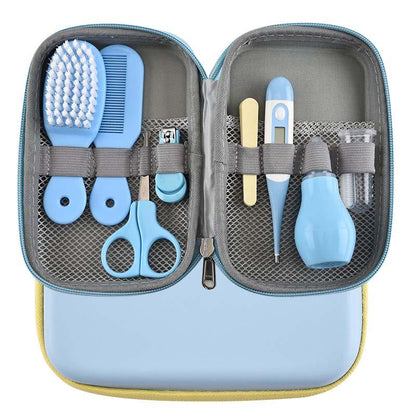 TinyCare™ 8-Pc Baby Grooming Kit | Portable Essential Health & Nail Set - bebeika