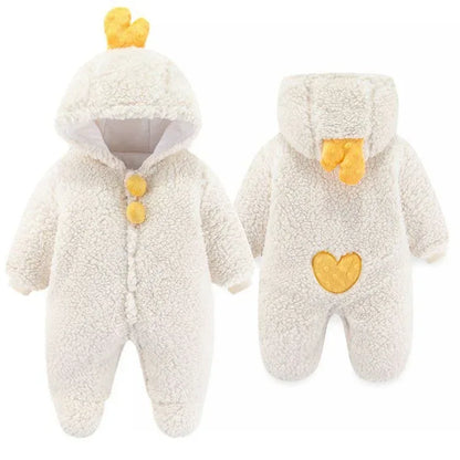 VelvetVault™ Baby Winter Coverall | Thickened Thermal "Holding" Suit - bebeika