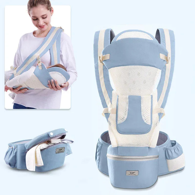 OmniSupport™ 48-Month Baby Carrier | Heavy-Duty 3-in-1 Hip Seat & Sling - bebeika