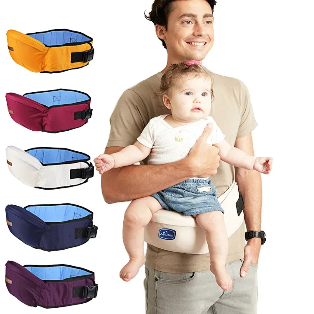 SwiftGlide™ Baby Hip Seat | Ergonomic Waist Stool & Toddler Support Belt - bebeika