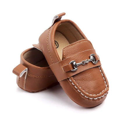 UrbanMini™ Soft-Sole Leather Sneakers | Stylish Infant First Walkers - bebeika