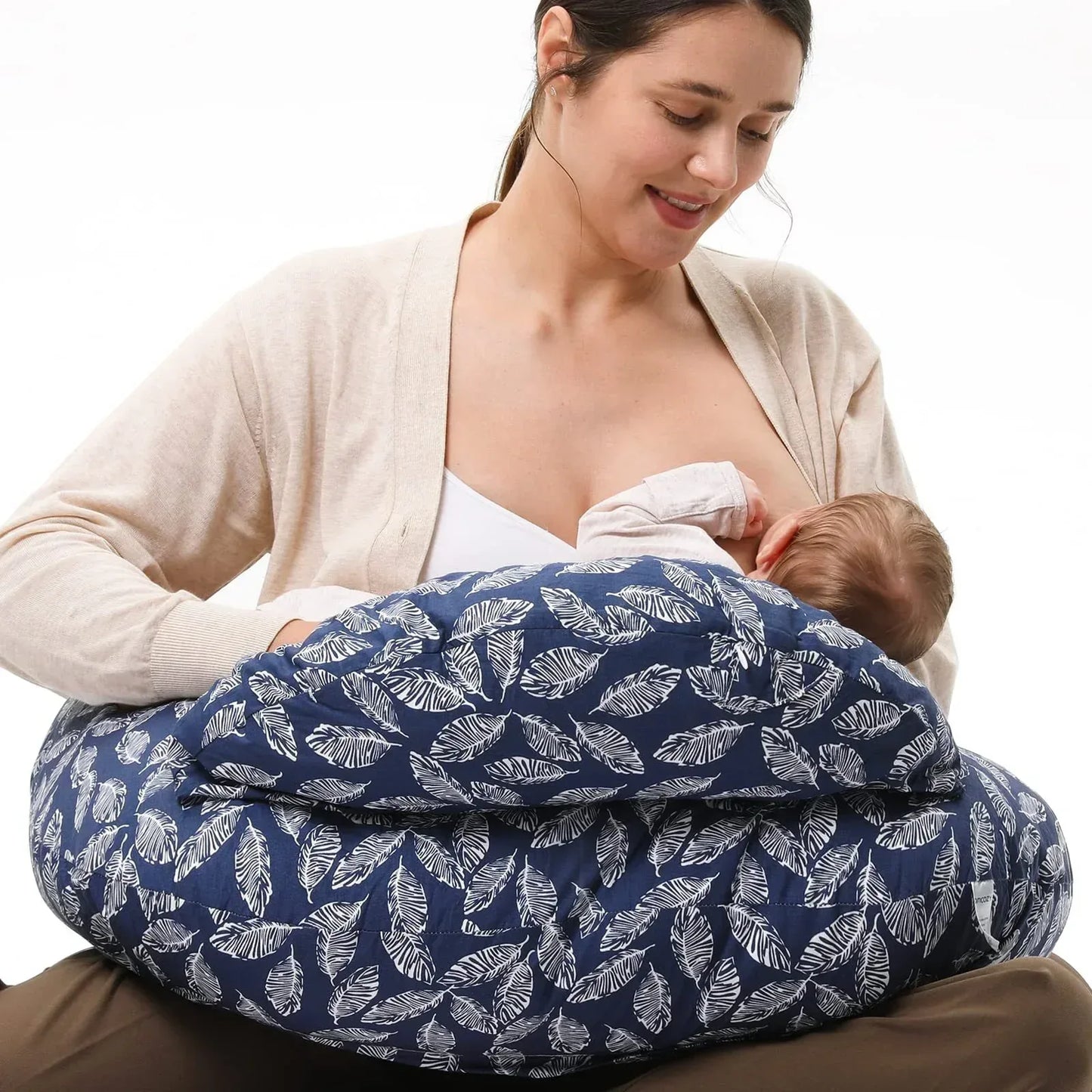 NestleEase™ Multi-Functional Nursing Pillow | Detachable Baby Feeding Support - bebeika
