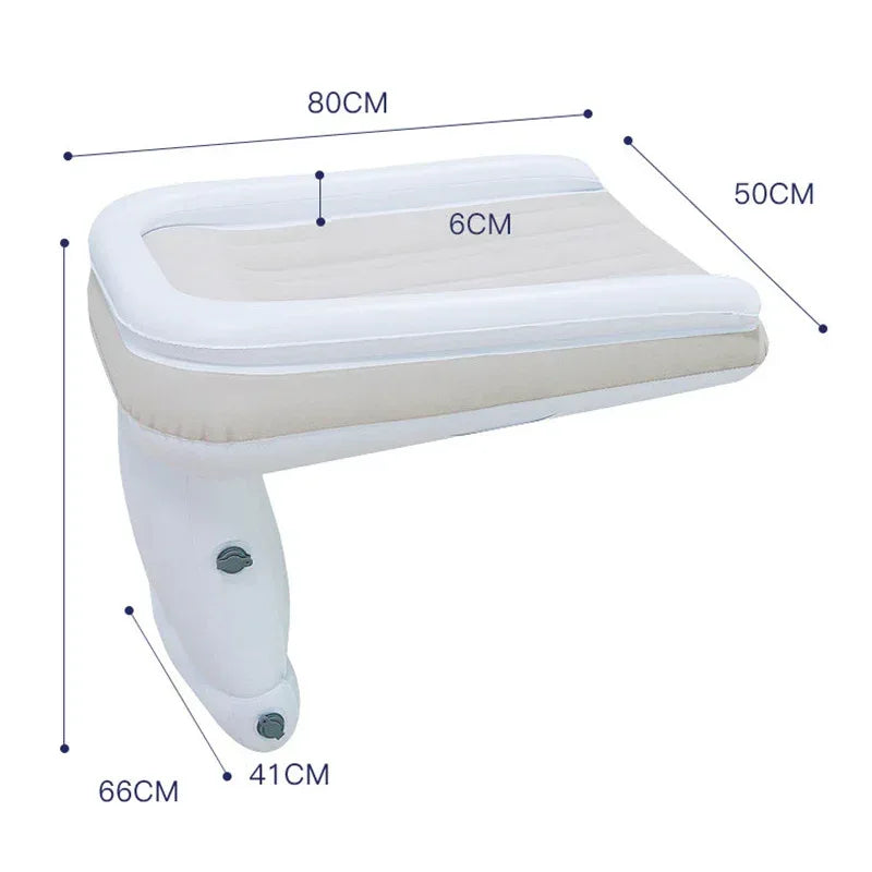 CloudRide™ Inflatable Car Bed | Portable Rear-Seat Travel Mattress for Kids - bebeika