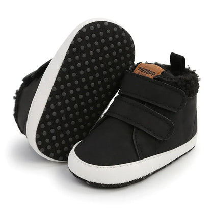 ArcticSteps™ High-Top Winter Sneaker | Warm Fleece First Walkers - bebeika
