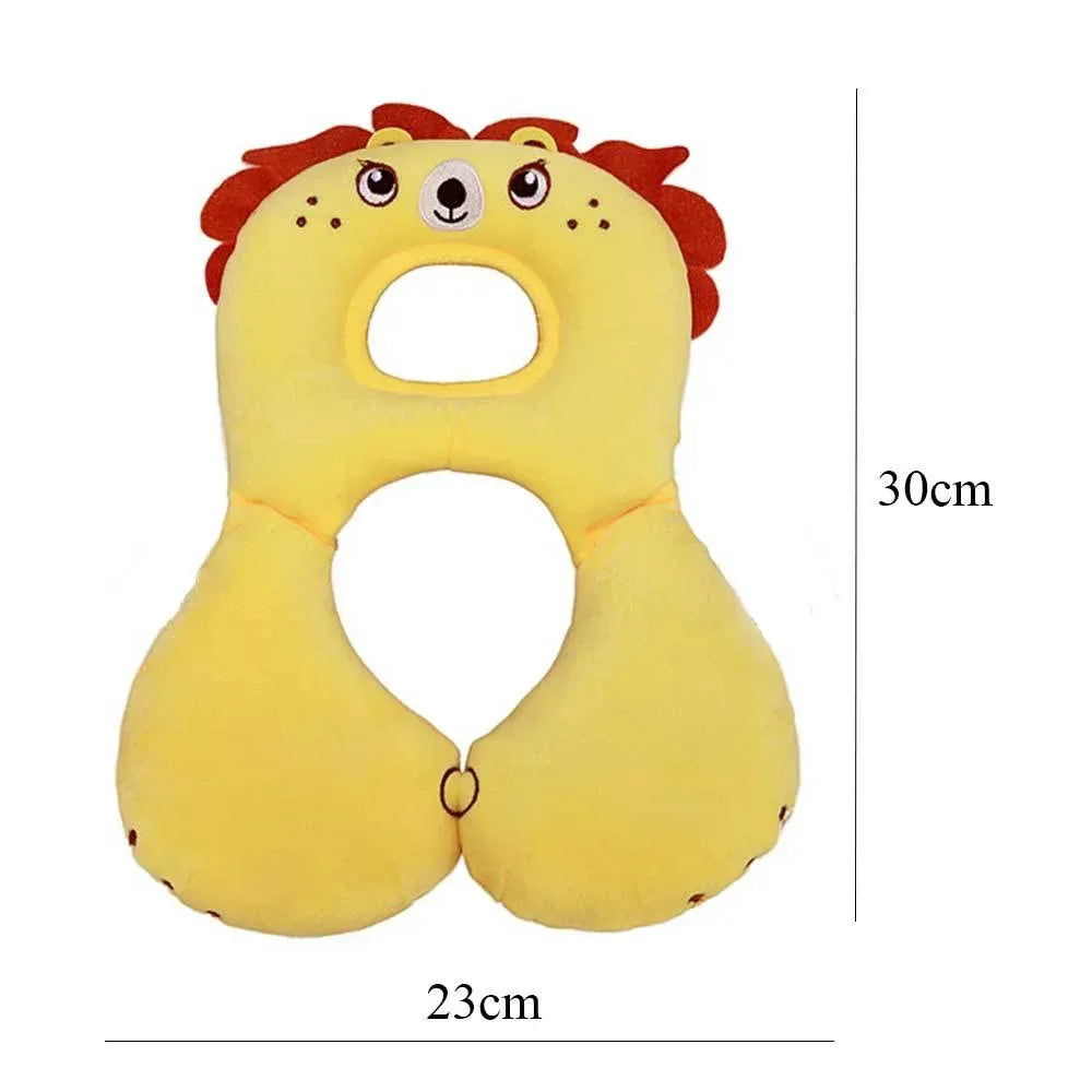 TravelBuddy™ Cartoon Toddler Neck Pillow | Animal Travel Headrest - bebeika