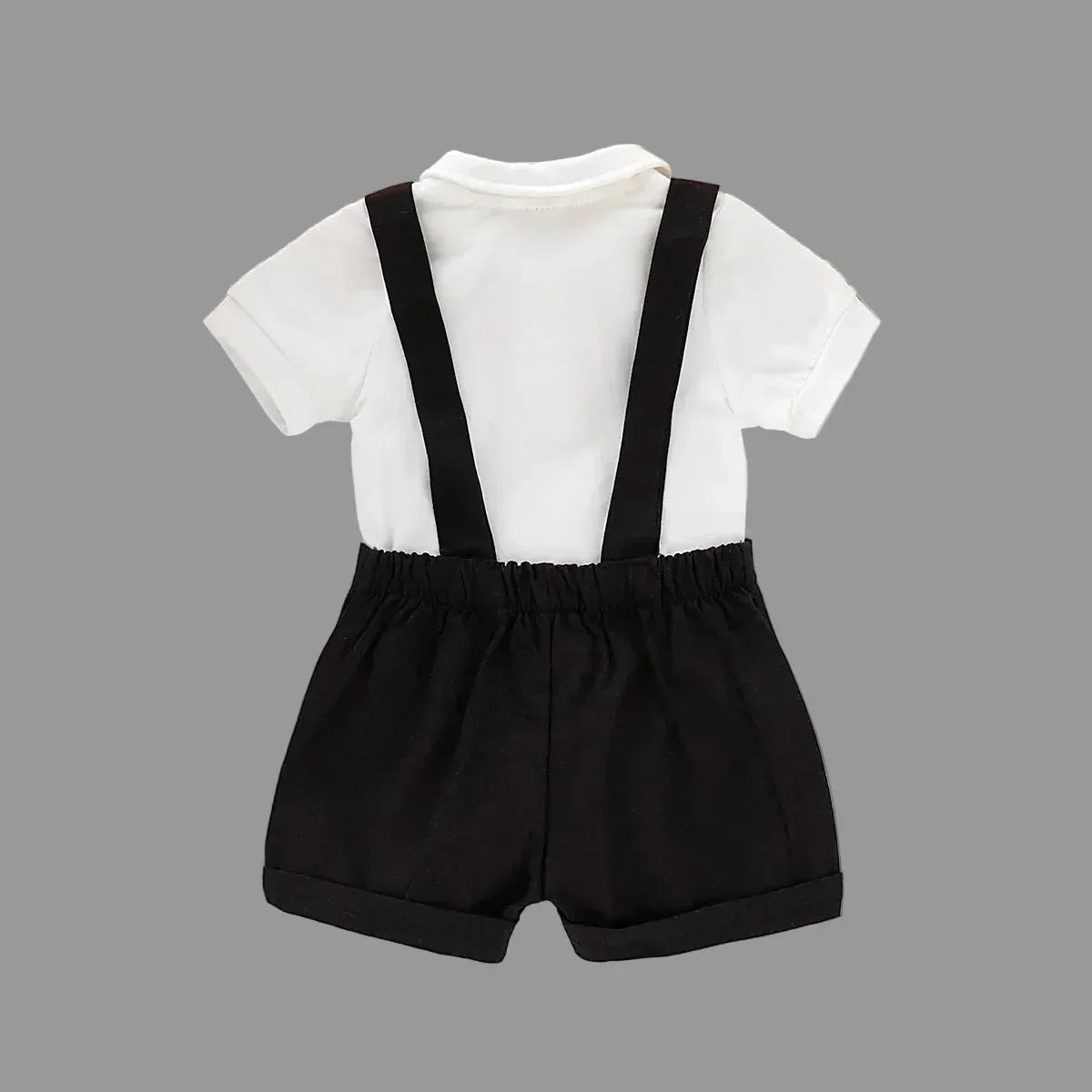 Boutique Beau™ Boys' 2-Piece Set | Formal Short-Sleeve Shirt & Shorts Outfit - bebeika