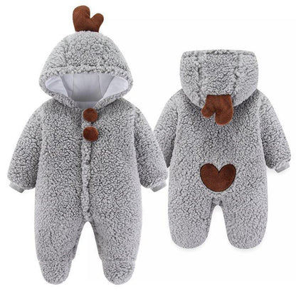 VelvetVault™ Baby Winter Coverall | Thickened Thermal "Holding" Suit - bebeika