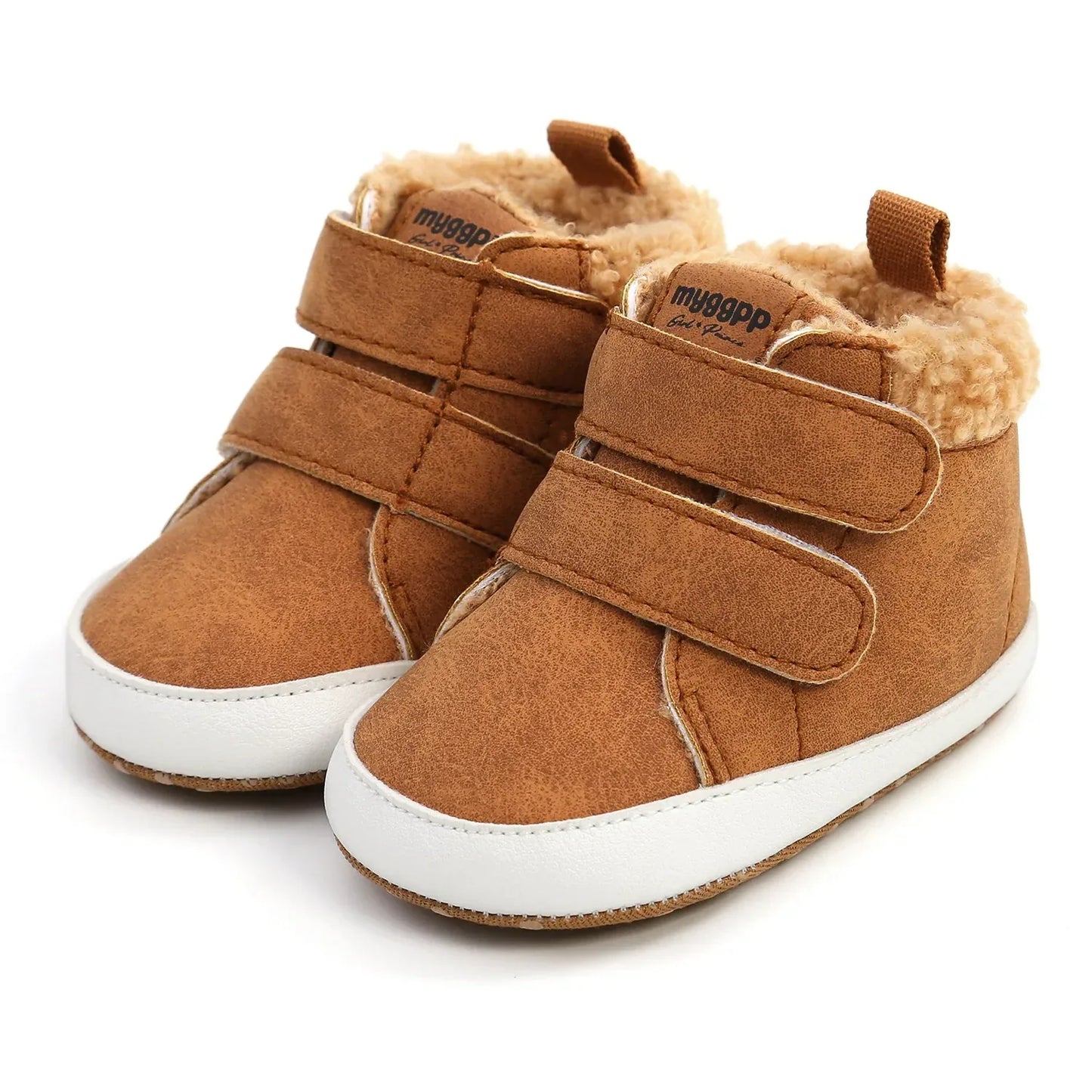 ArcticSteps™ High-Top Winter Sneaker | Warm Fleece First Walkers - bebeika