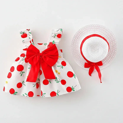 SunKissed™ Cotton Suspender Dress | Airy Summer Toddler Sundress - bebeika