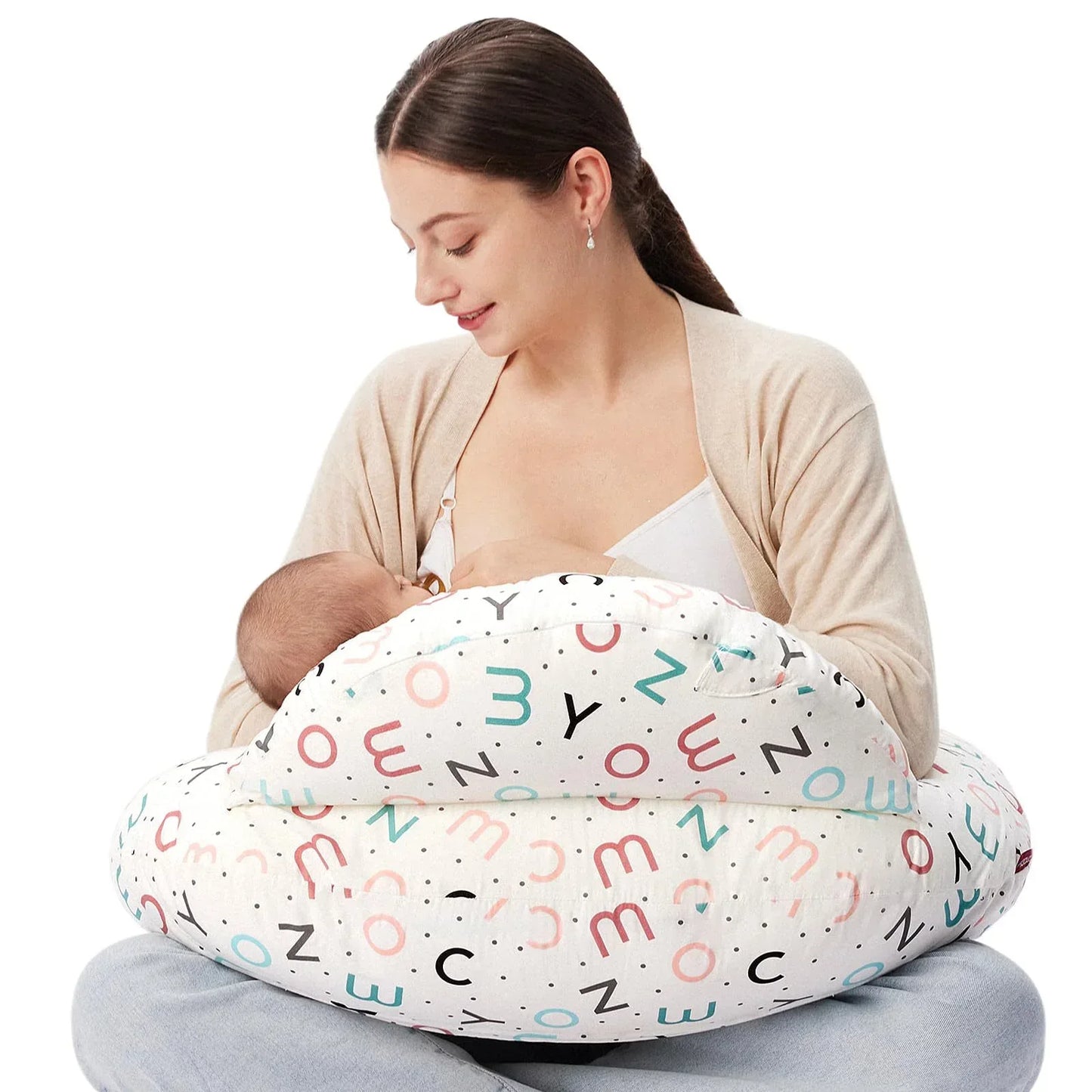 NestleEase™ Multi-Functional Nursing Pillow | Detachable Baby Feeding Support - bebeika